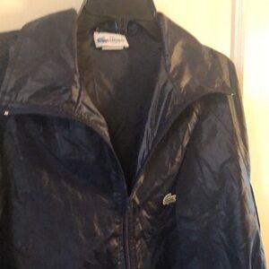 vintage the Lacoste Club Jacket Blue Men’s Large Made In Hong Kong